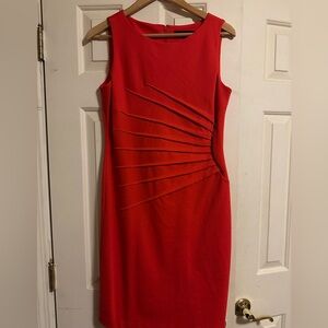 Bright Orange, knee length, Ivanka Trump dress
